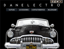 Tablet Screenshot of danelectro.com